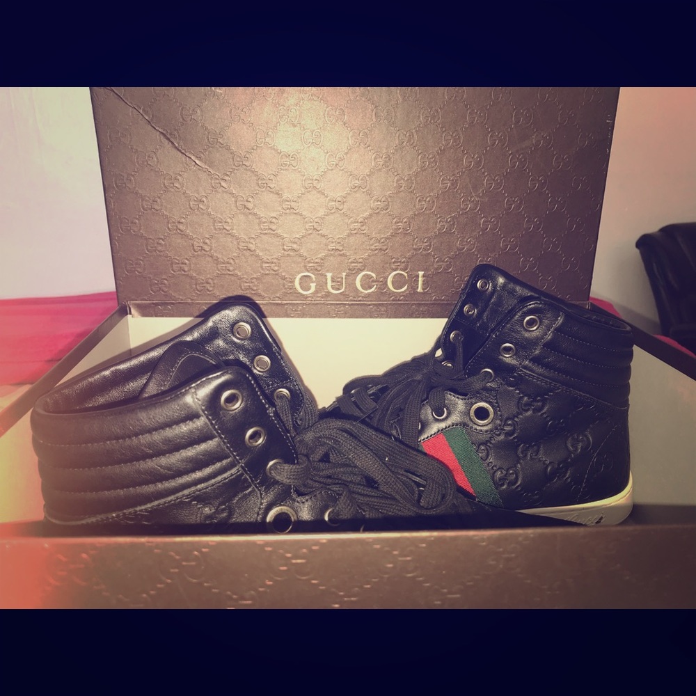Gucci Leather Sneakers